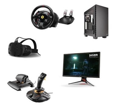 VR Headsets, controllers and PCs
