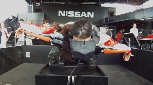 Nissan VR wing suit